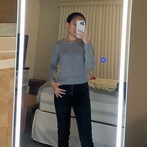 H&M grey knit sweater